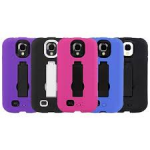 iPhone 5 Case, Hybrid Heavy Duty Kickstand Case - Kickstand Case with Soft Silicone Cover for Apple iPhone 5